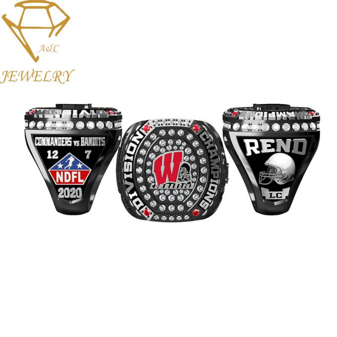 Sports Custom Youth Football Championship Rings