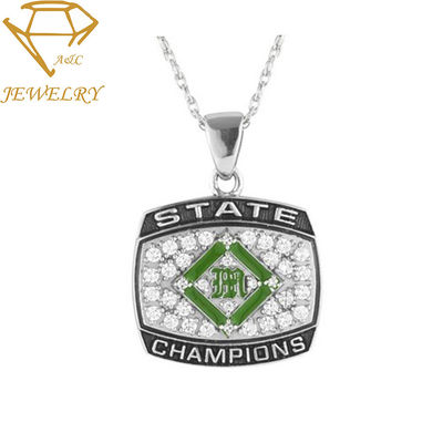 Sports Teams Championship 925 Silver Pendant Necklace