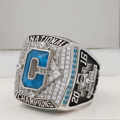 High Quality Custom Men's National Baseball Championship Rings for Youth with Display Case