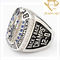 Onyx Stone Silver Custom Championship Ring Personalized Name Number