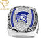 Die Casting Logo Deep Engraved Silver Sports Rings Youth Football Championship Rings