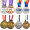 Antique Metal Trophies Championship Medals With Ribbon
