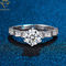 Personalized 925 Silver Wedding Rings With Diamonds