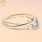 AAA CZ Stones Adjustable Personalized Silver Ring For Women