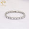 Oval Crystal Diamond Women's Bracelets 6.7 Inches AAA Cubic Zirconia