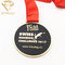 High Polishing Round Enameled Personalised Running Medals