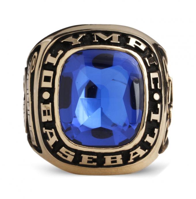 High Quality Custom Men's National Baseball Championship Rings for